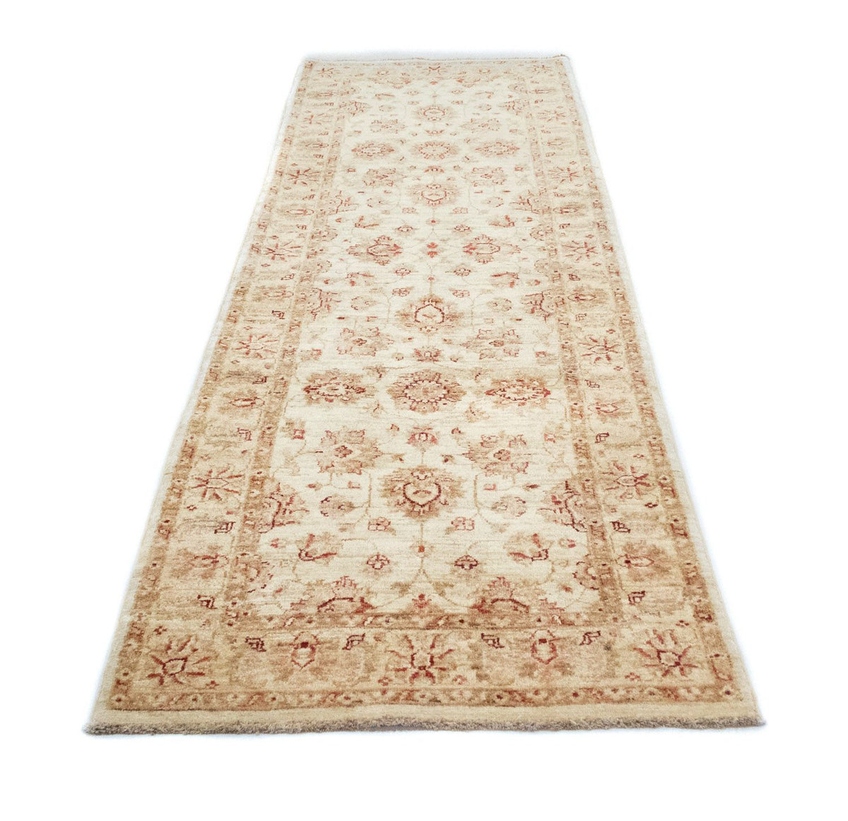 Loper Ziegler tapijt - 264 x 81 cm - beige