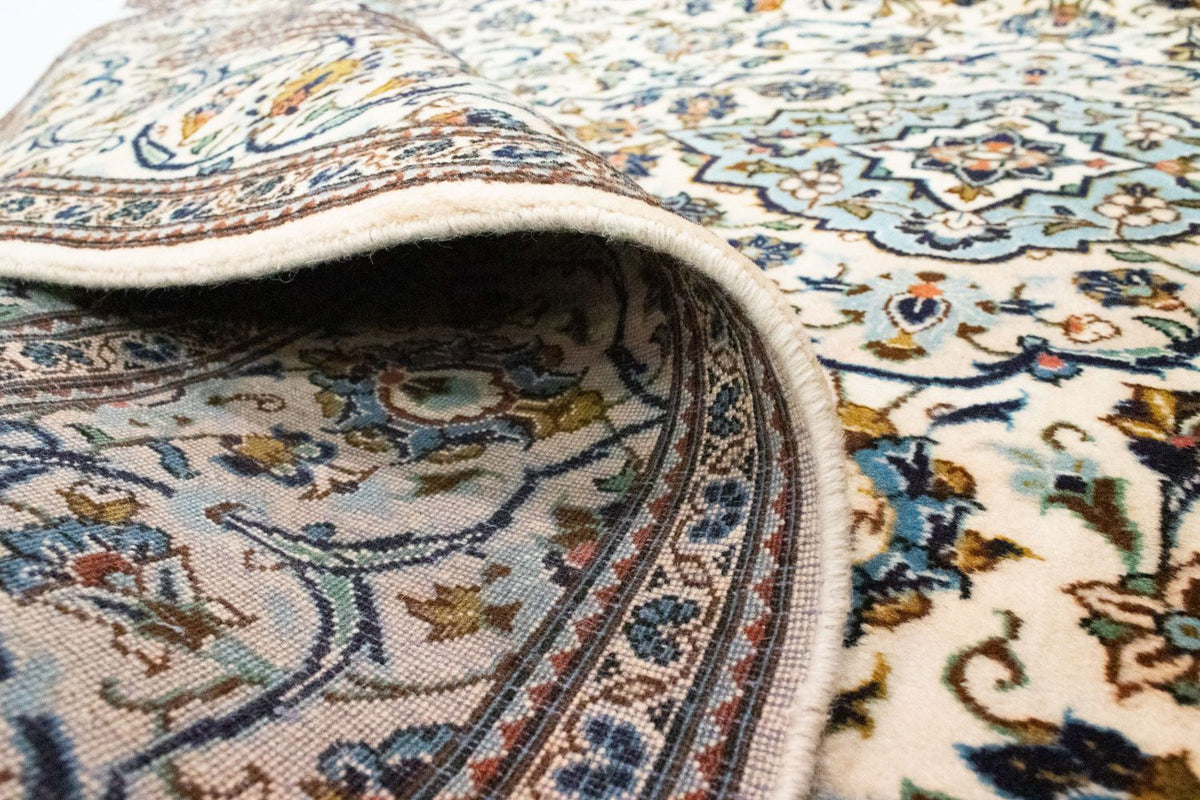 Perzisch tapijt - Keshan - 292 x 193 cm - beige