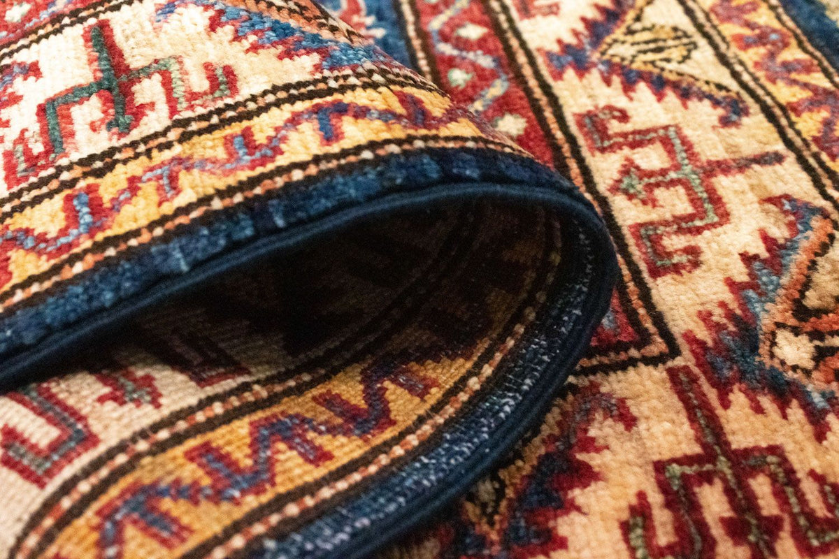 Ziegler Tapijt - Kazak - 89 x 56 cm - blauw