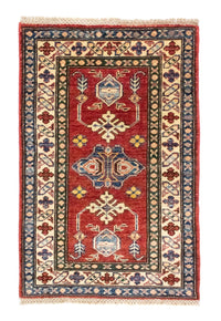 Ziegler Tapijt - Kazak - 93 x 62 cm - rood