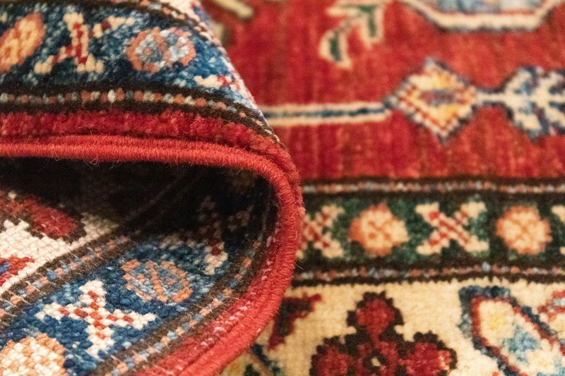 Ziegler Tapijt - Kazak - 93 x 62 cm - rood