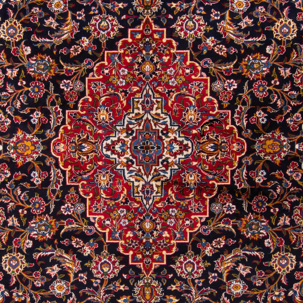 Perzisch tapijt - Keshan - 425 x 318 cm - donkerblauw