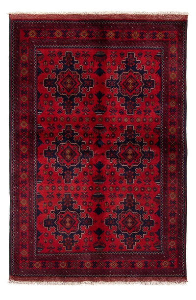 Khal Mohammadi Tapijt 128x192cm - Oosters Tapijt - donkerrood