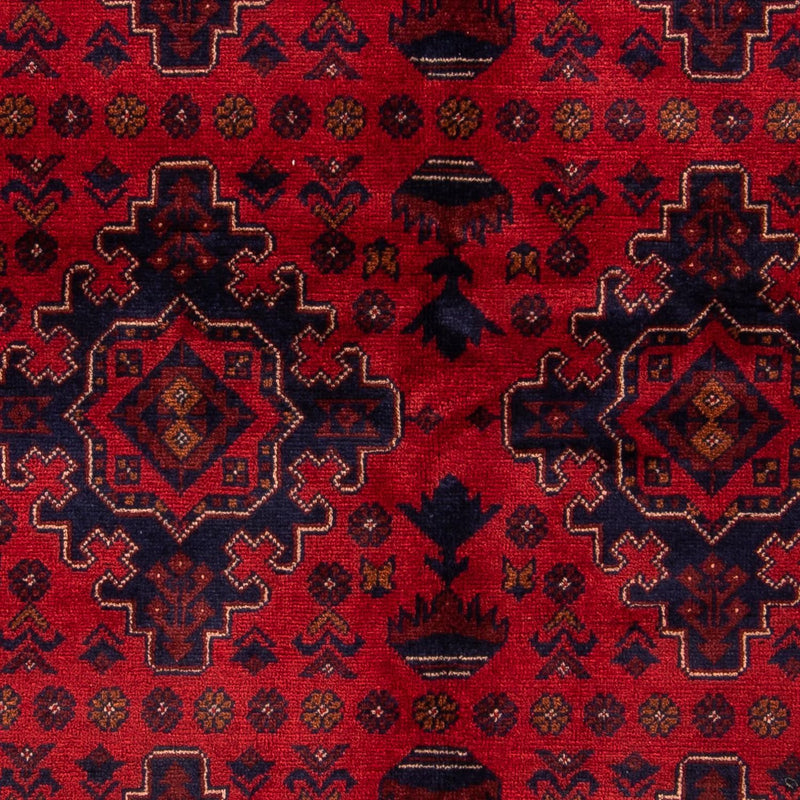 Afghaans tapijt - Kunduz - 192 x 128 cm - donkerrood