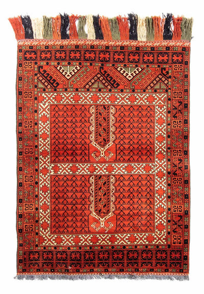 Afghaans tapijt 118x174cm - Oosters Tapijt - roest