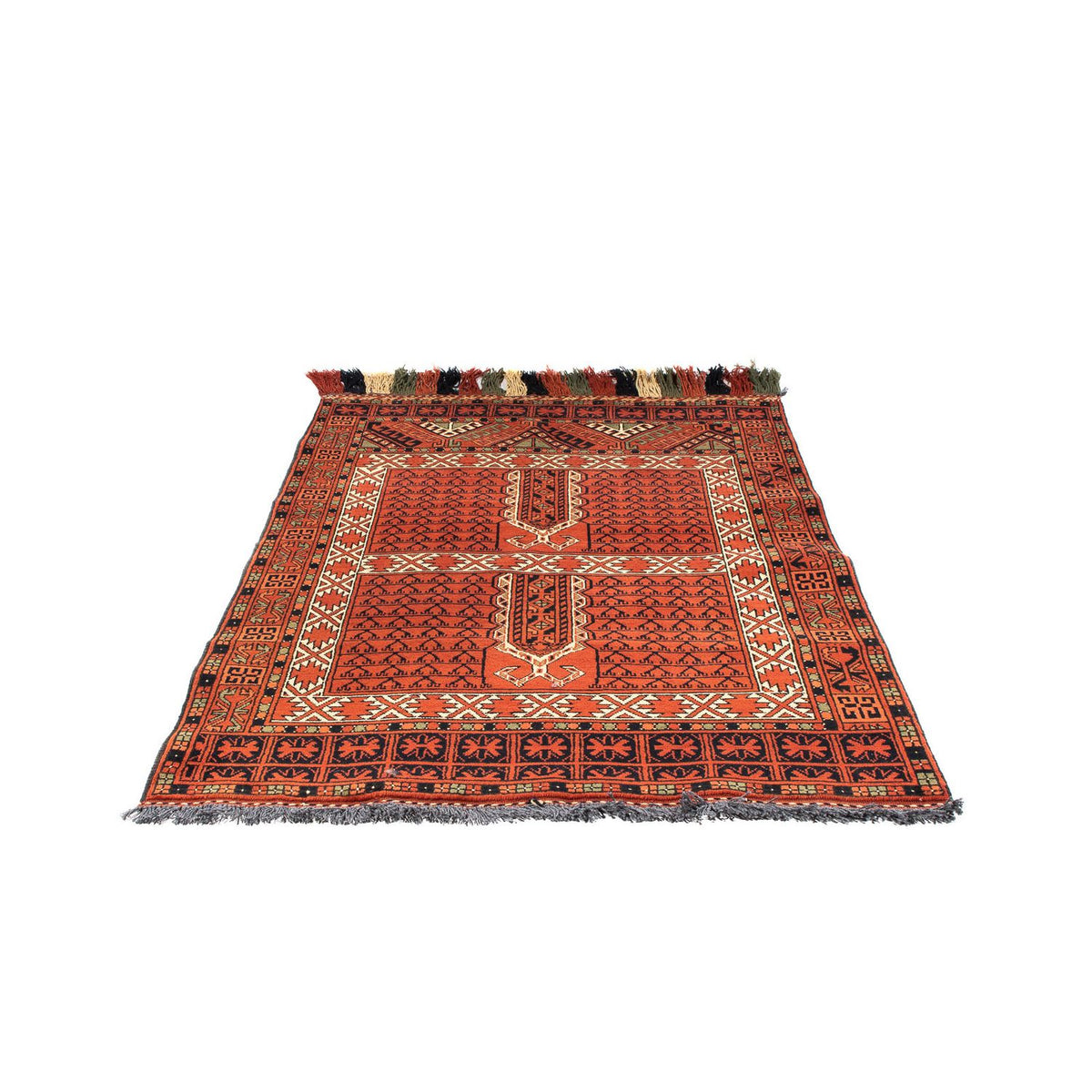 Afghaans tapijt - 174 x 118 cm - roest