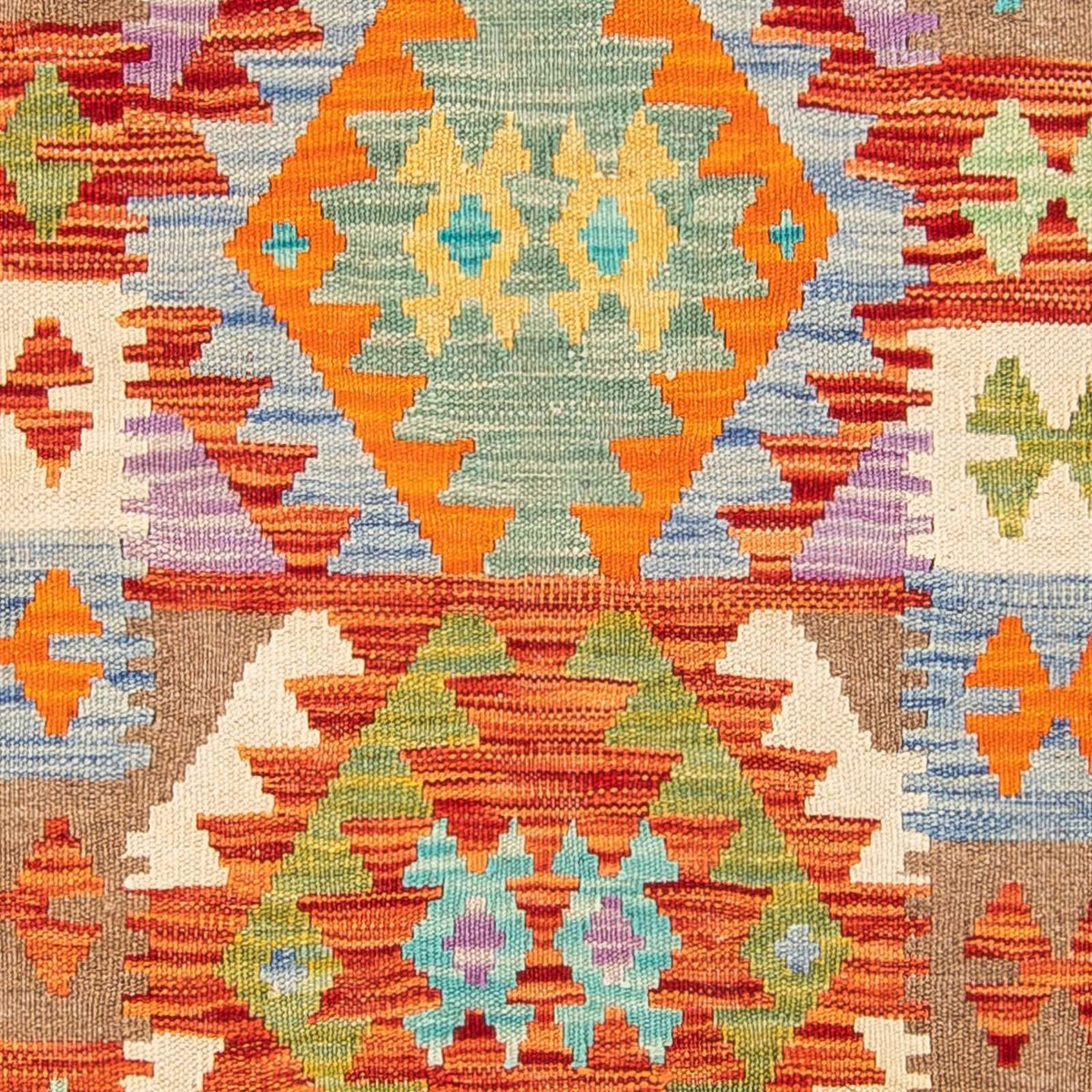 Loper Kelim tapijt - Splash - 300 x 82 cm - veelkleurig