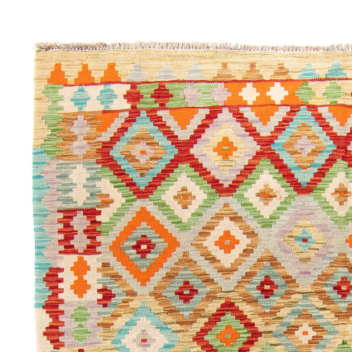 Kelim tapijt - Splash - 244 x 175 cm - veelkleurig