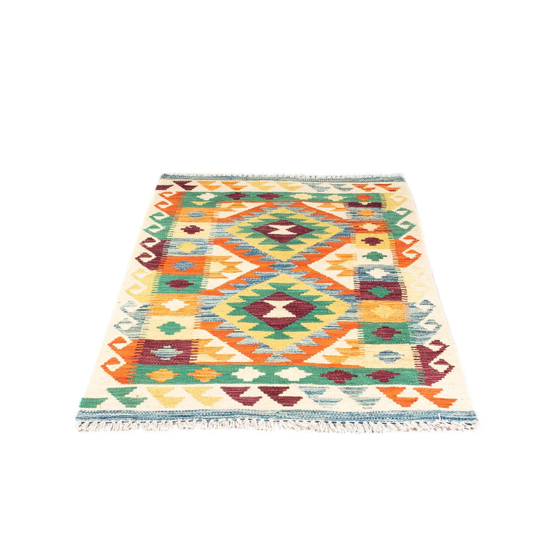 Kelim tapijt - Splash - 124 x 77 cm - beige