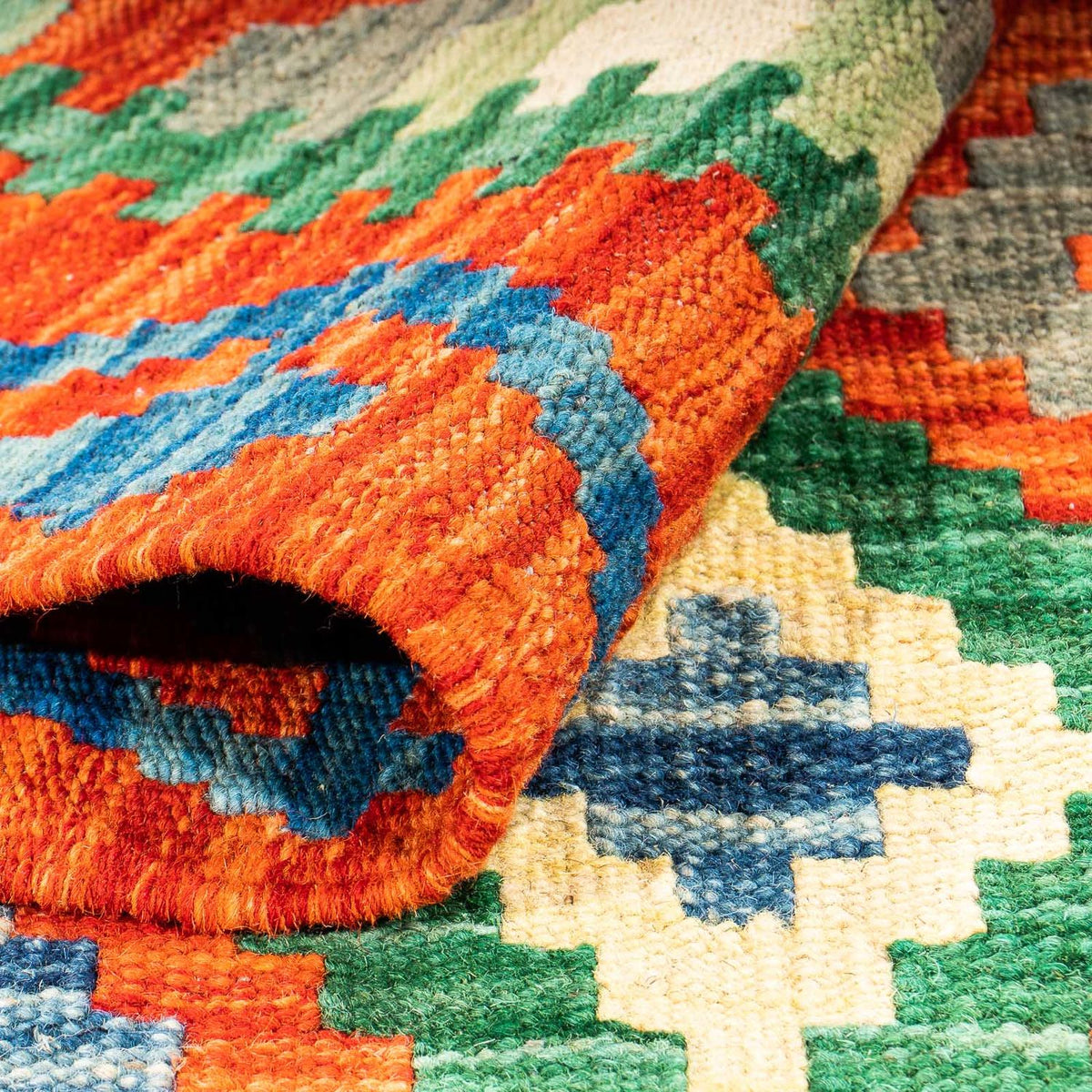 Kelim tapijt - Splash - 150 x 102 cm - veelkleurig