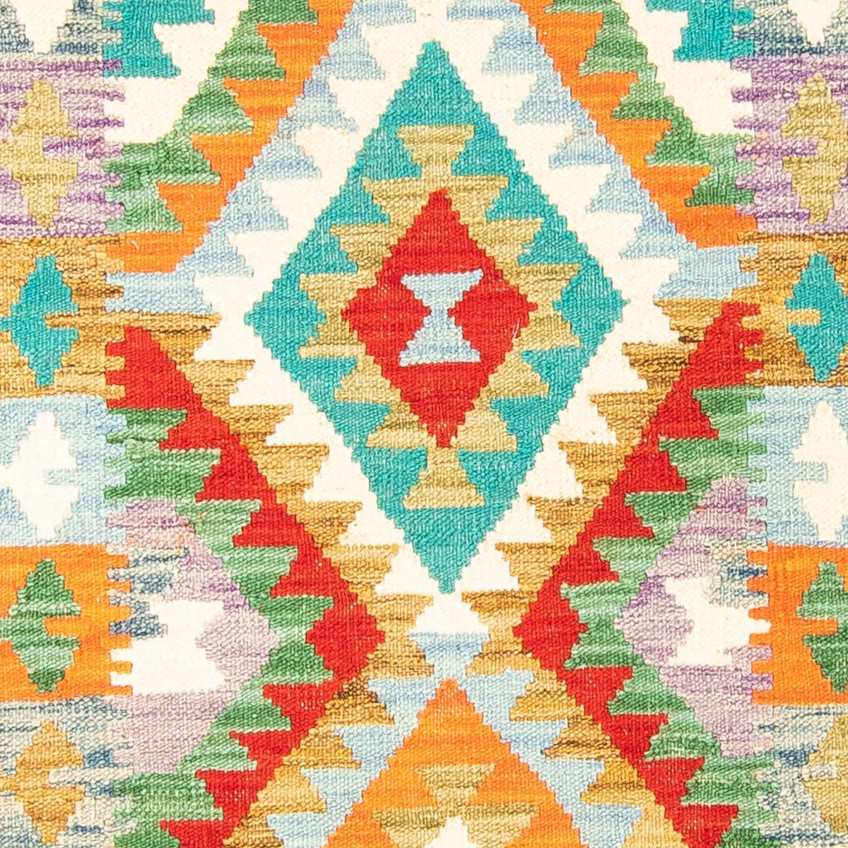 Kelim tapijt - Splash - 154 x 102 cm - roest