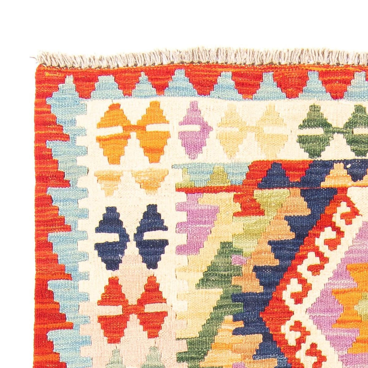 Kelim tapijt - Splash - 157 x 101 cm - roest