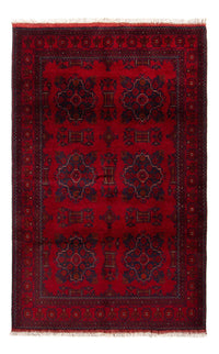 Afghaans tapijt - Kunduz - 219 x 126 cm - donkerrood