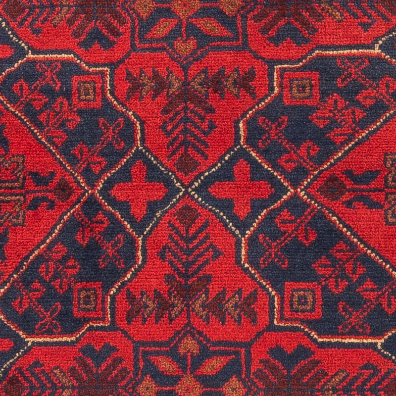 Afghaans tapijt - Kunduz - 125 x 78 cm - donkerrood