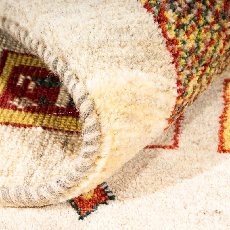 Gabbeh Tapijt - Loribaft Perzisch - 150 x 106 cm - beige