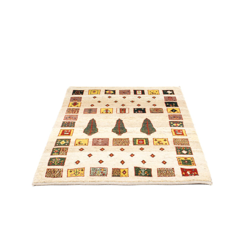 Gabbeh Tapijt - Loribaft Perzisch - 150 x 106 cm - beige