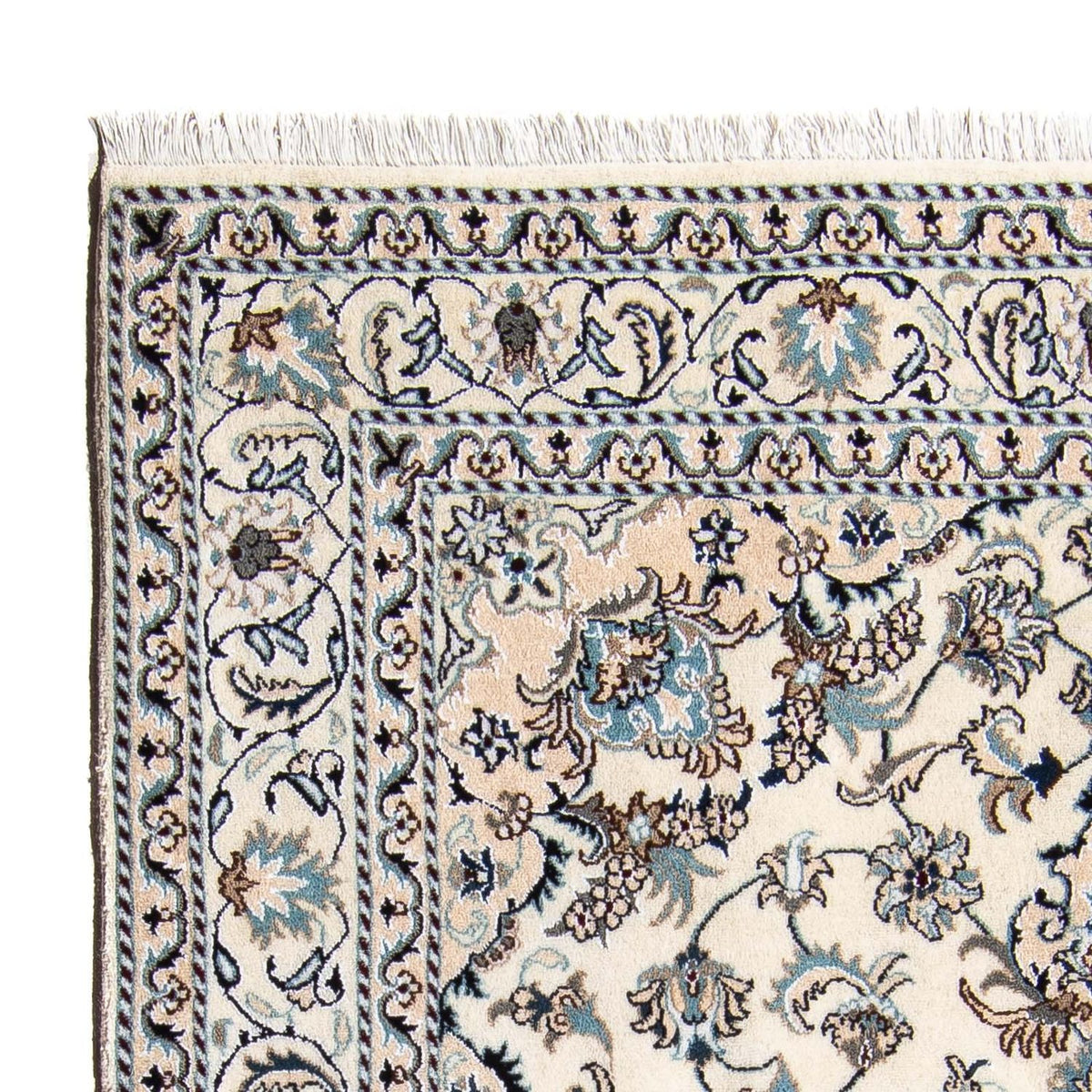 Perzisch tapijt - Nain - 229 x 167 cm - beige