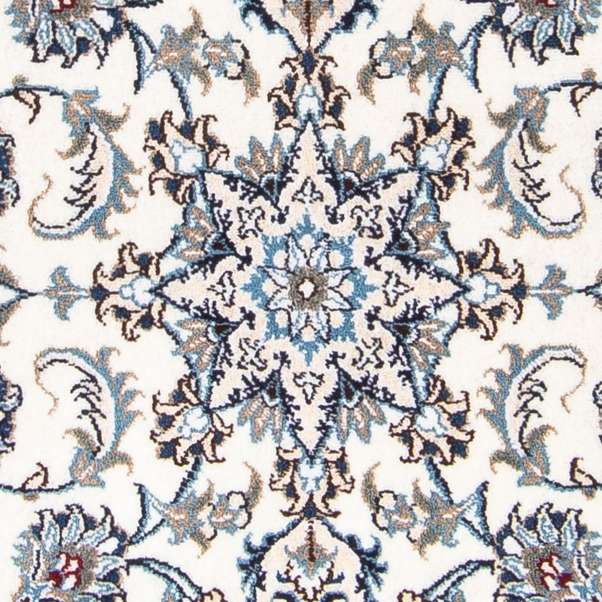 Loper Perzisch tapijt - Nain - 296 x 76 cm - beige