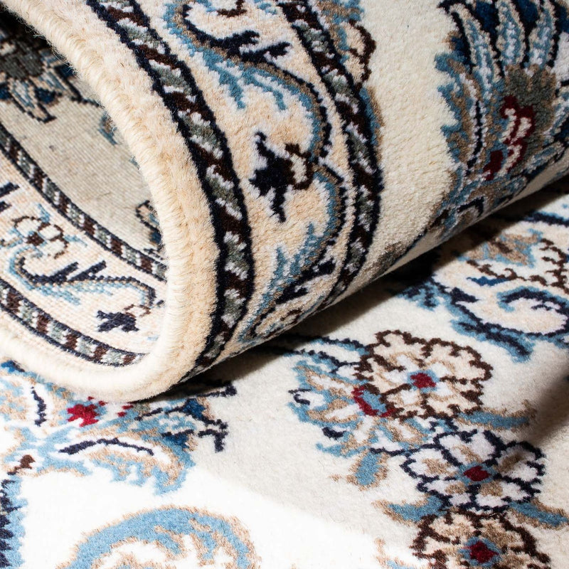 Loper Perzisch tapijt - Nain - 296 x 76 cm - beige