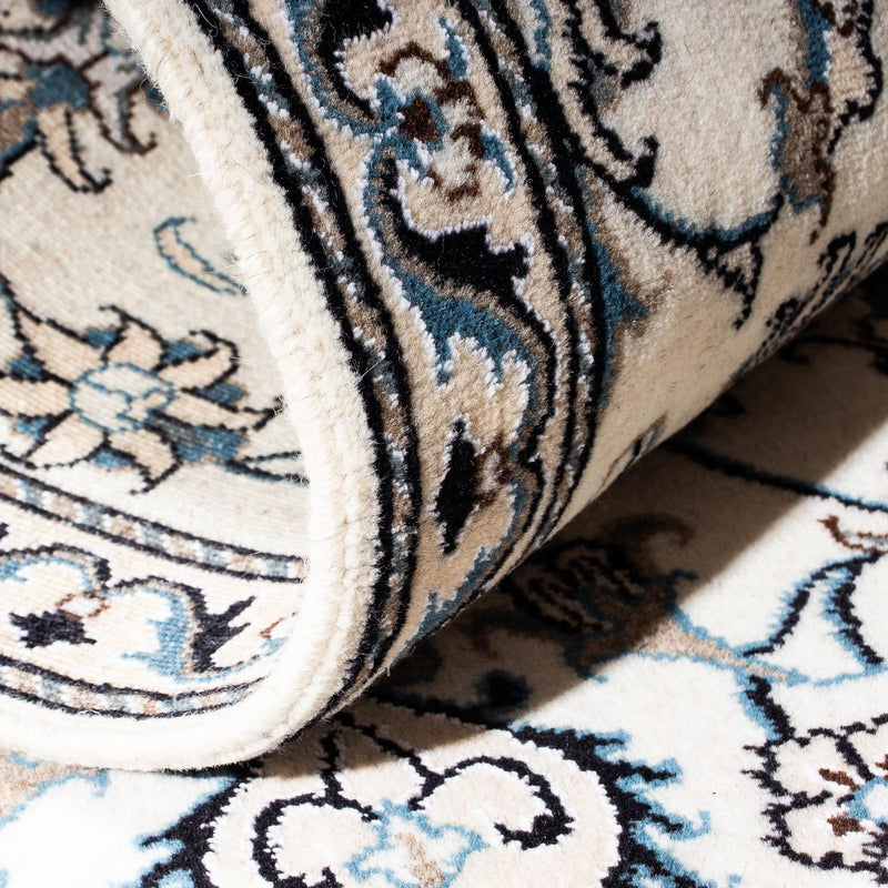 Loper Perzisch tapijt - Nain - 200 x 80 cm - beige