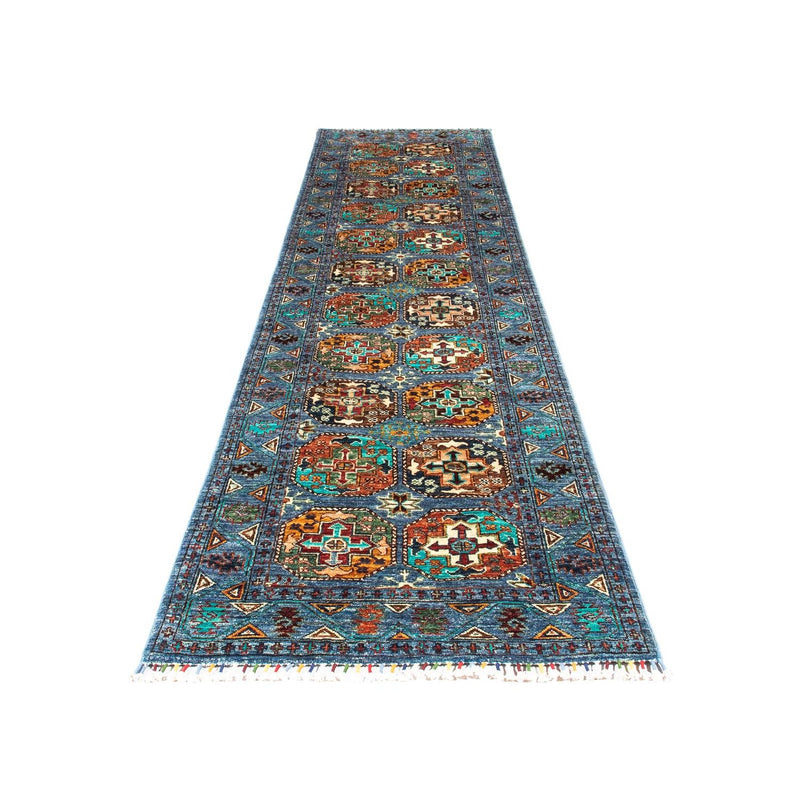 Loper Ziegler Tapijt - Ariana - 304 x 84 cm - blauw