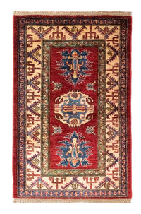 Ziegler Tapijt - Kazak - 96 x 62 cm - rood