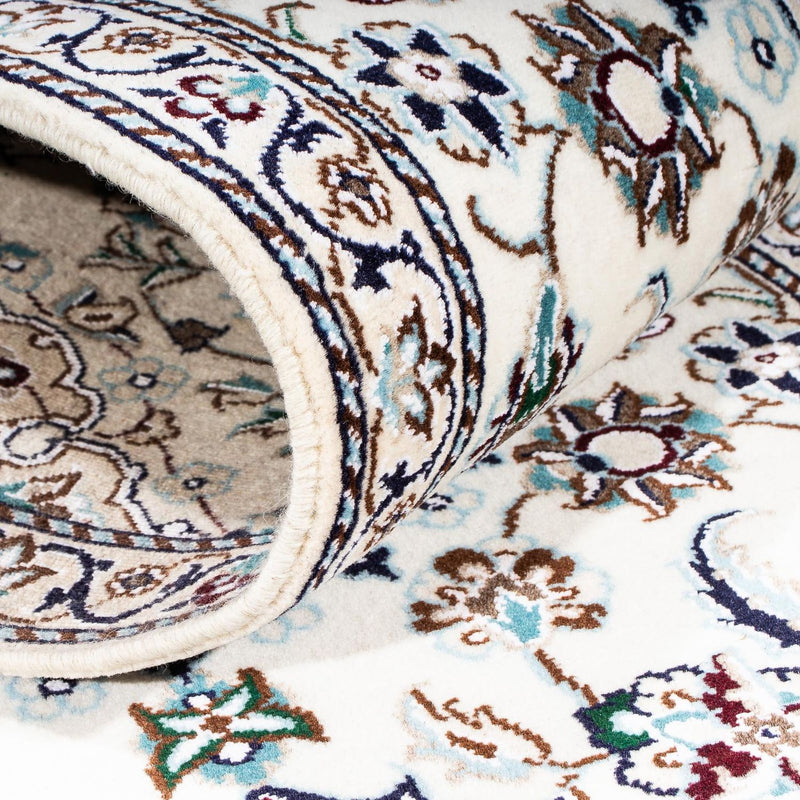 Loper Perzisch tapijt - Nain - Koninklijk - 196 x 63 cm - beige