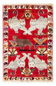 Perzisch Tapijt - Nomadisch - 204 x 135 cm - donkerrood