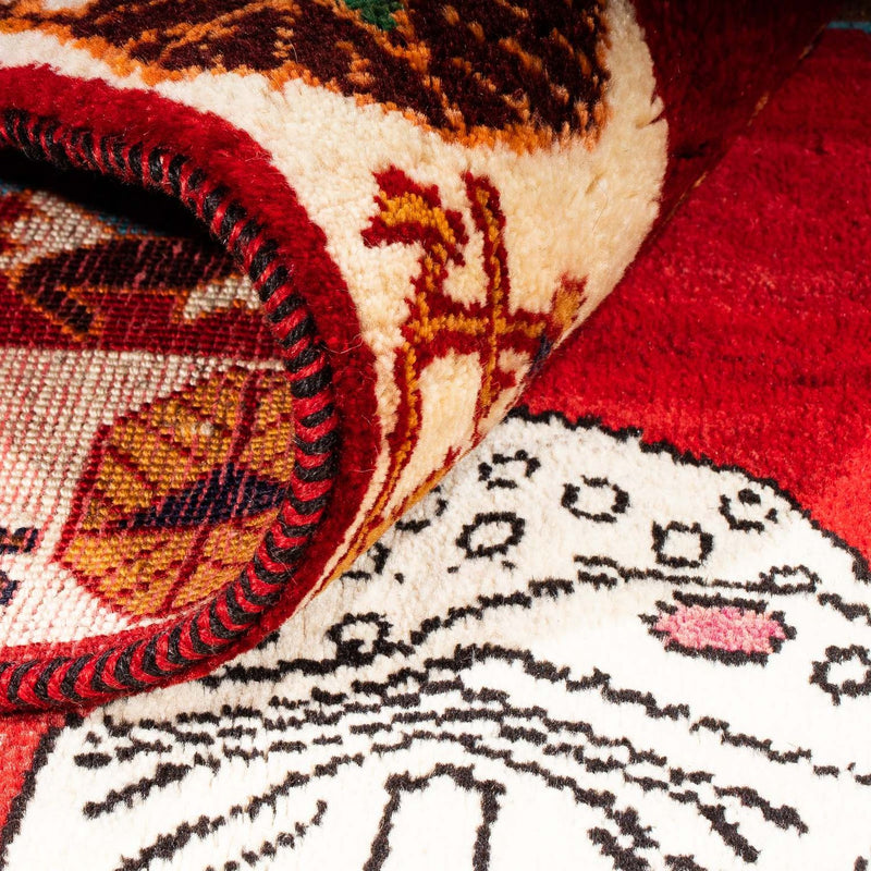 Perzisch Tapijt - Nomadisch - 204 x 135 cm - donkerrood