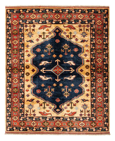 Afghaans tapijt 152x200cm - Oosters Tapijt - donkerblauw