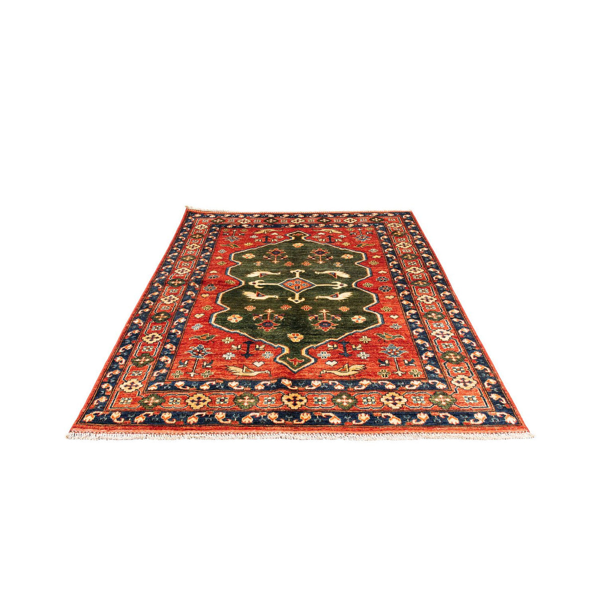 Afghaans tapijt - 195 x 150 cm - rood