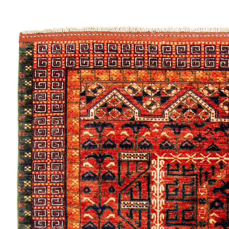 Afghaans tapijt - 196 x 158 cm - rood