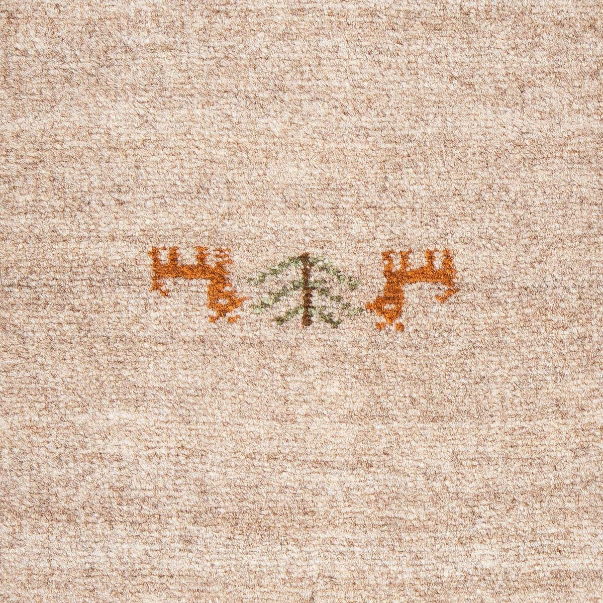 Gabbeh Tapijt - Loribaft Perzisch - 60 x 40 cm - licht choco