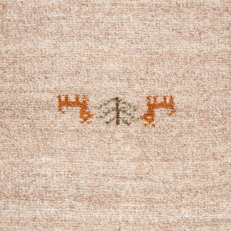 Gabbeh Tapijt - Loribaft Perzisch - 60 x 40 cm - licht choco