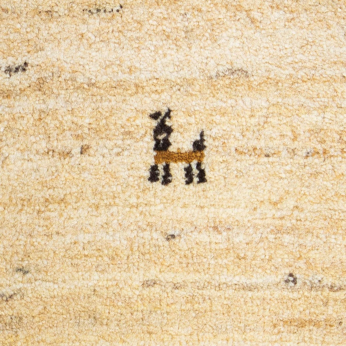 Gabbeh Tapijt - Loribaft Perzisch - 60 x 40 cm - beige