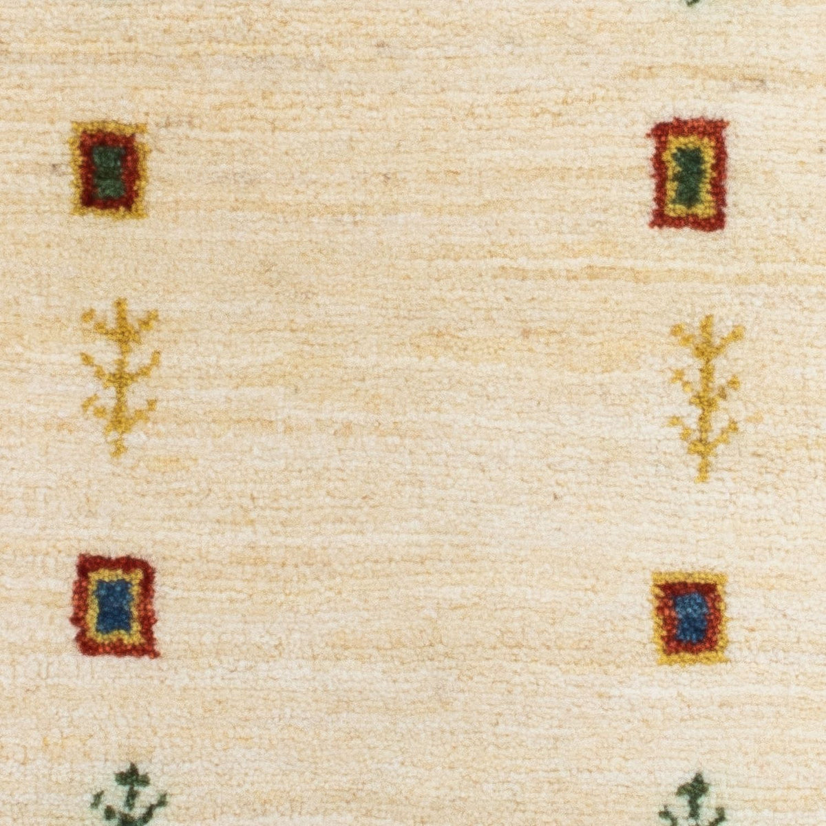 Gabbeh Tapijt - Loribaft Perzisch - 87 x 51 cm - beige