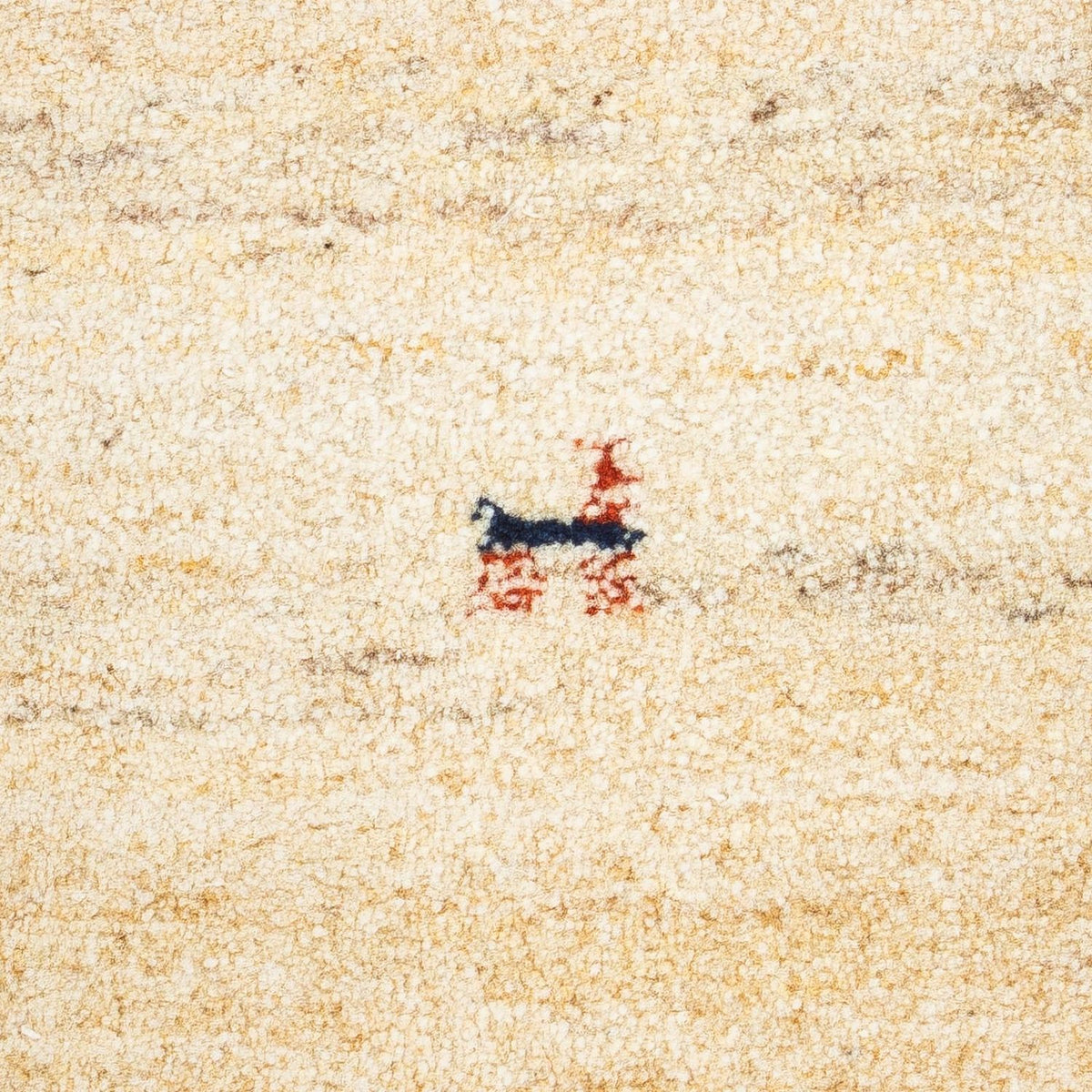 Gabbeh Tapijt - Loribaft Perzisch - 60 x 40 cm - beige