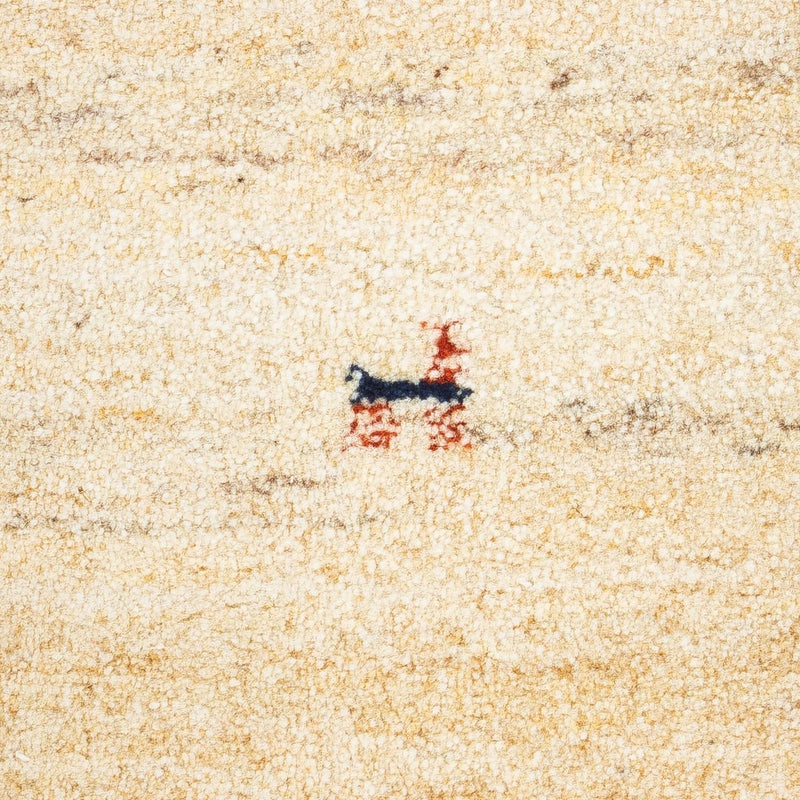 Gabbeh Tapijt - Loribaft Perzisch - 60 x 40 cm - beige