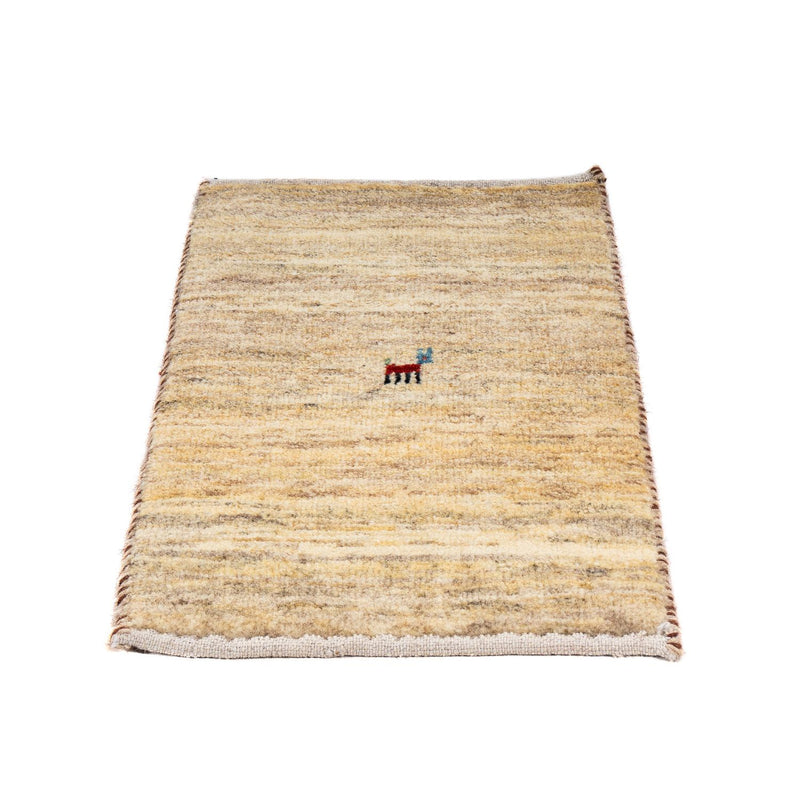 Gabbeh Tapijt - Loribaft Perzisch - 60 x 40 cm - beige