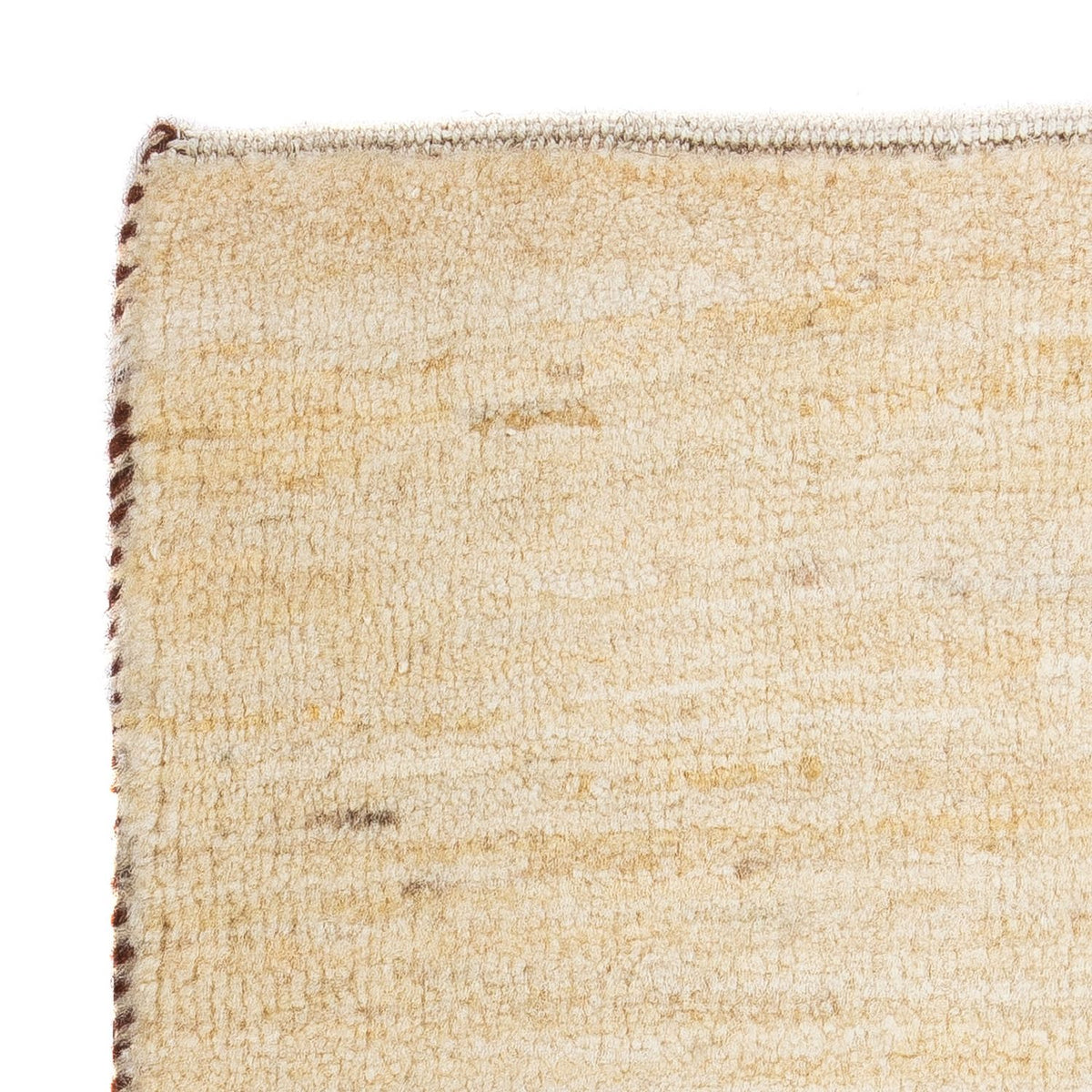 Gabbeh Tapijt - Loribaft Perzisch vierkant  - 45 x 40 cm - beige