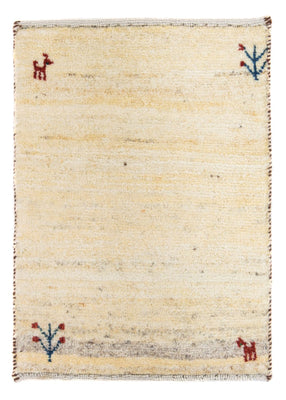 Gabbeh Tapijt - Loribaft Perzisch - 60 x 40 cm - beige