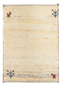 Gabbeh Tapijt - Loribaft Perzisch - 60 x 40 cm - beige