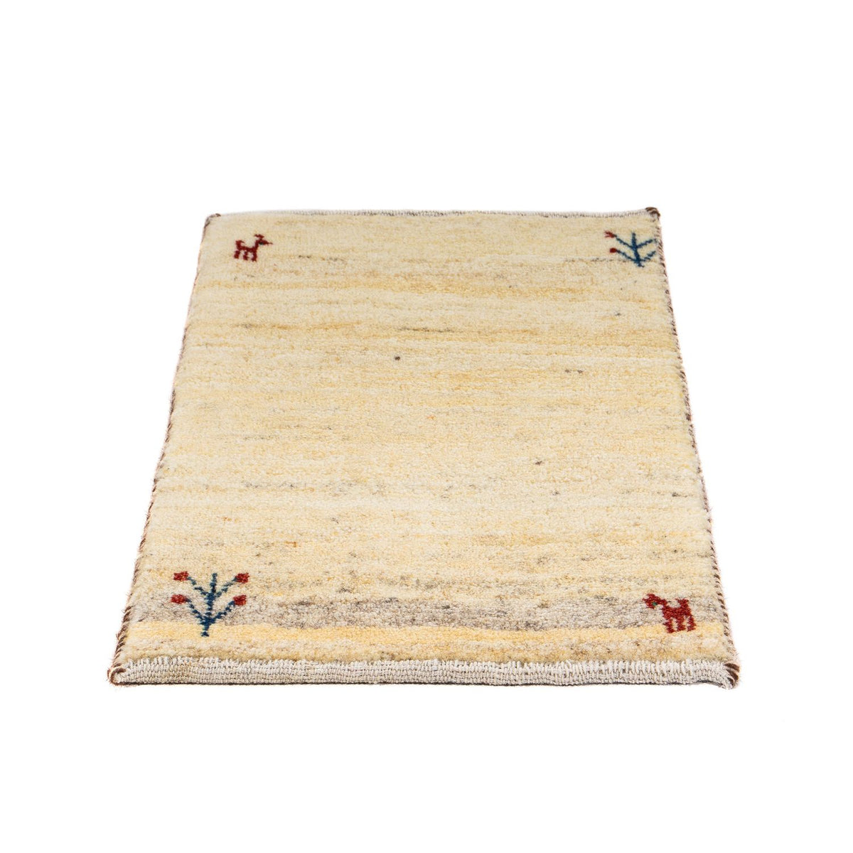Gabbeh Tapijt - Loribaft Perzisch - 60 x 40 cm - beige