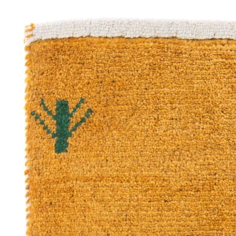 Gabbeh Tapijt - Loribaft Perzisch - 60 x 40 cm - oranje