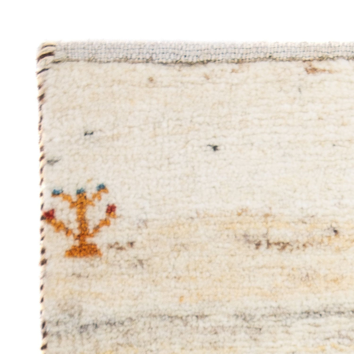 Gabbeh Tapijt - Loribaft Perzisch - 60 x 40 cm - beige