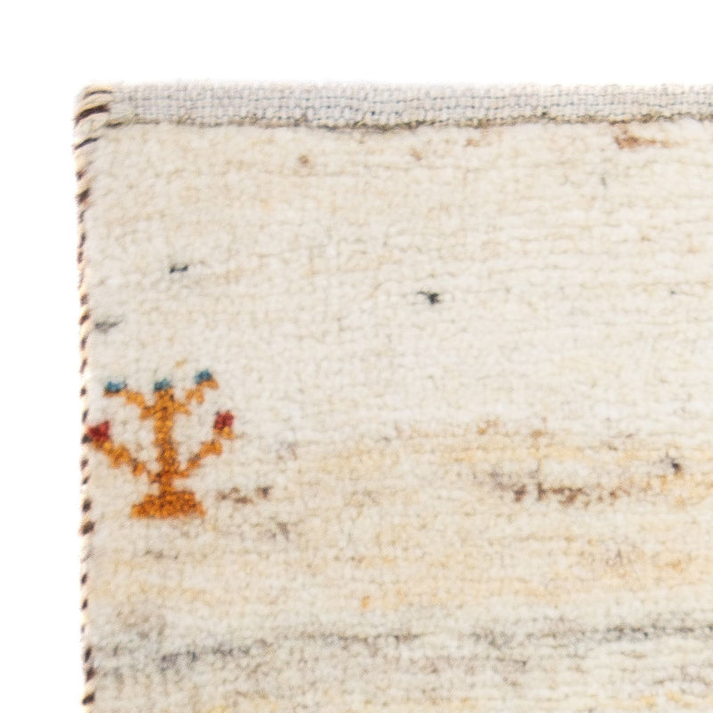 Gabbeh Tapijt - Loribaft Perzisch - 60 x 40 cm - beige