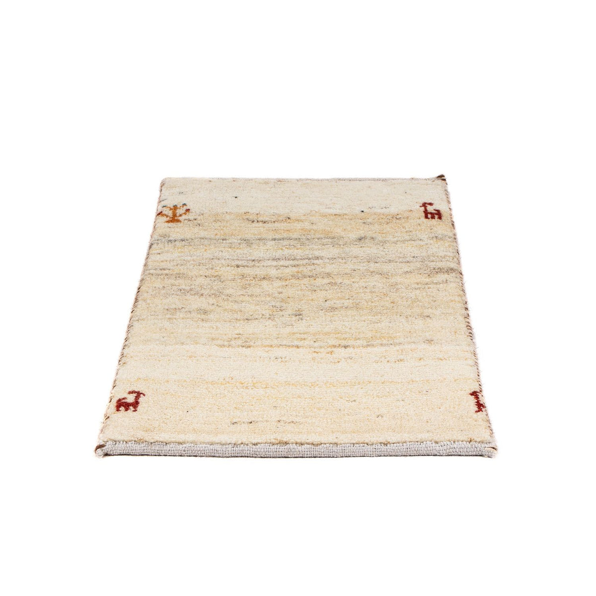 Gabbeh Tapijt - Loribaft Perzisch - 60 x 40 cm - beige