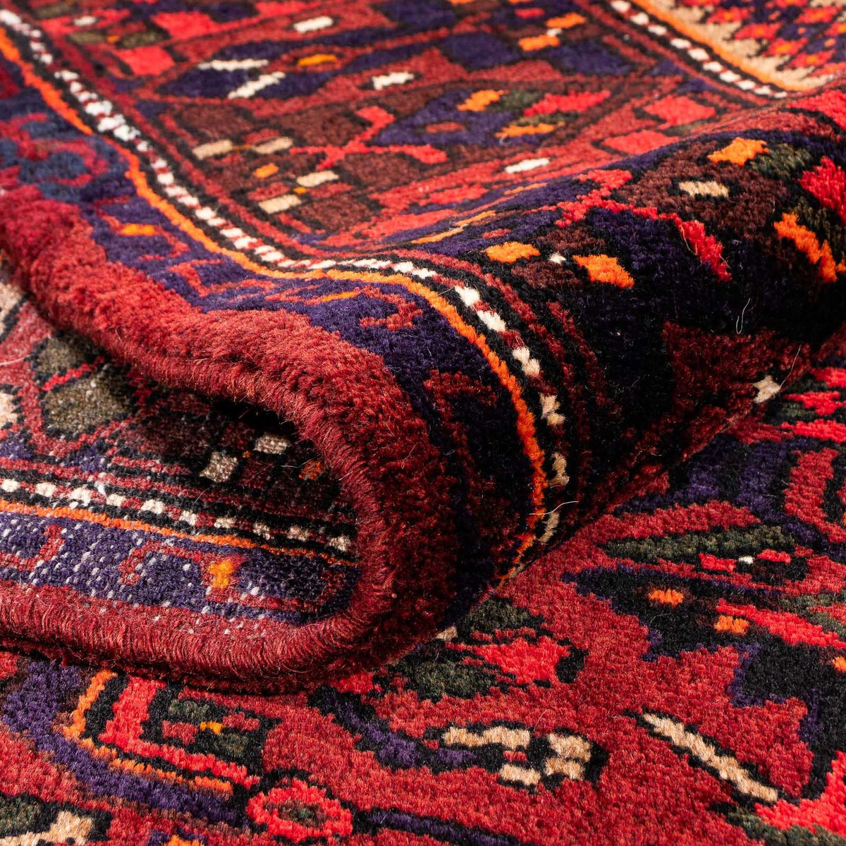 Perzisch Tapijt - Nomadisch - 226 x 146 cm - donkerrood