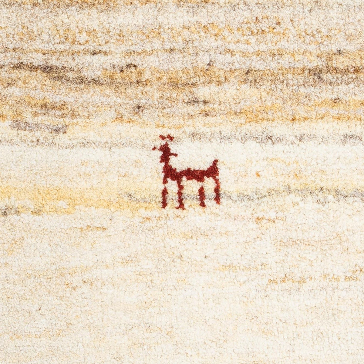 Gabbeh tapijt - Perzisch - 60 x 40 cm - beige