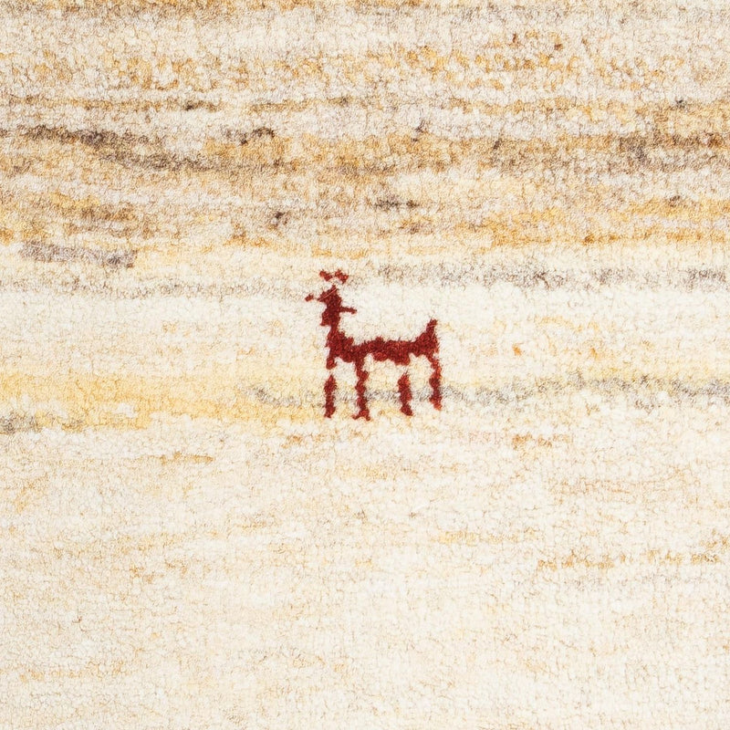 Gabbeh tapijt - Perzisch - 60 x 40 cm - beige